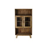 Hylder DKD Home Decor Krystal Natur Genbrugt Tr 4 Hylder (90 x 40 x 160 cm) #3