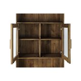 Hylder DKD Home Decor Krystal Natur Genbrugt Tr 4 Hylder (90 x 40 x 160 cm) #5
