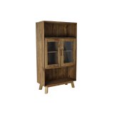 Hylder DKD Home Decor Krystal Natur Genbrugt Tr 4 Hylder (90 x 40 x 160 cm) #1