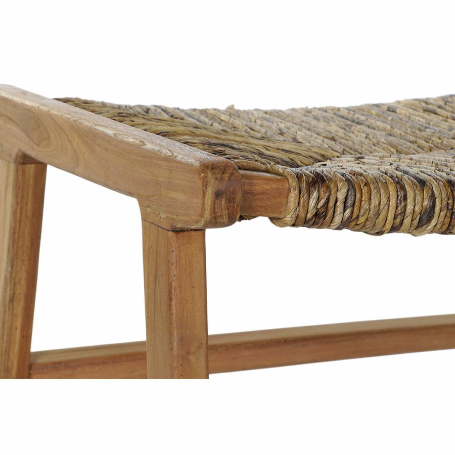Stol DKD Home Decor   65 x 47 x 40 cm Natur Teak Plastik Lys brun #9