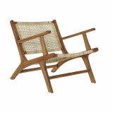 Lnestol DKD Home Decor MB-182316 Natur Lys brun Teak 69 x 78 x 68 cm #1