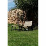 Lnestol DKD Home Decor Sort Natur Tr Teak 65 x 78 x 68 cm #2