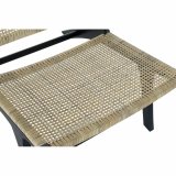 Lnestol DKD Home Decor Sort Natur Tr Teak 65 x 78 x 68 cm #3