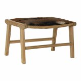 Stol DKD Home Decor 8424001823215 Brun Multifarvet Natur Teak 65 x 47 x 42 cm #1