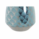 Vase DKD Home Decor Turkisbl Porceln Orientalsk (18 x 18 x 24 cm) #2
