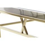 Sofabord DKD Home Decor Krystal Stl Slv (110 x 60 x 40 cm) #4
