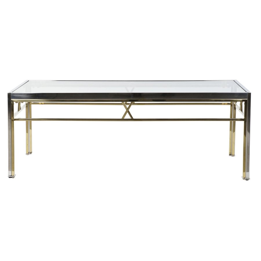 Sofabord DKD Home Decor Krystal Stl Slv (110 x 60 x 40 cm) #5