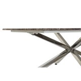 Sofabord DKD Home Decor Slvfarvet Marmor Stl Plastik 130 x 80 x 45 cm #4