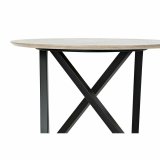 Sofabord DKD Home Decor 65 x 65 x 49,5 cm Sort Metal Tr Lys brun #2