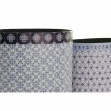 Papirkurv DKD Home Decor Bl Hvid Tr Lrred Vintage #5