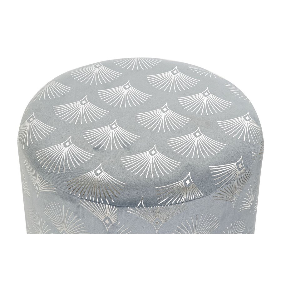 Fodsttte DKD Home Decor Bl Polyester Metal Gylden (35 x 35 x 43 cm) #2