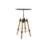 Sofabord DKD Home Decor 8424001831456 60 x 60 x 105 cm Natur Sort Metal Tr #2