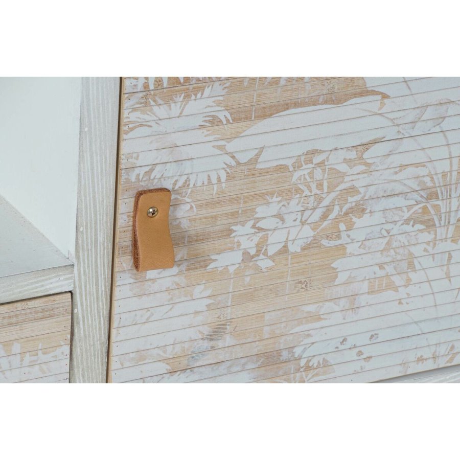mbler DKD Home Decor Hvid Tr Bambus (140 x 40 x 51 cm) #2