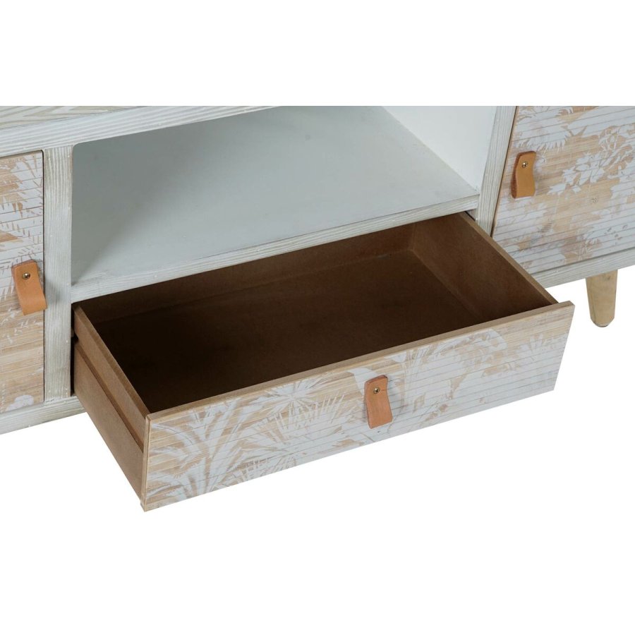 mbler DKD Home Decor Hvid Tr Bambus (140 x 40 x 51 cm) #3