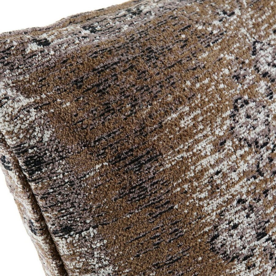 Pude DKD Home Decor 8424001832477 Sort Beige Lys brun Firkantet Araber 45 x 12 x 45 cm #2