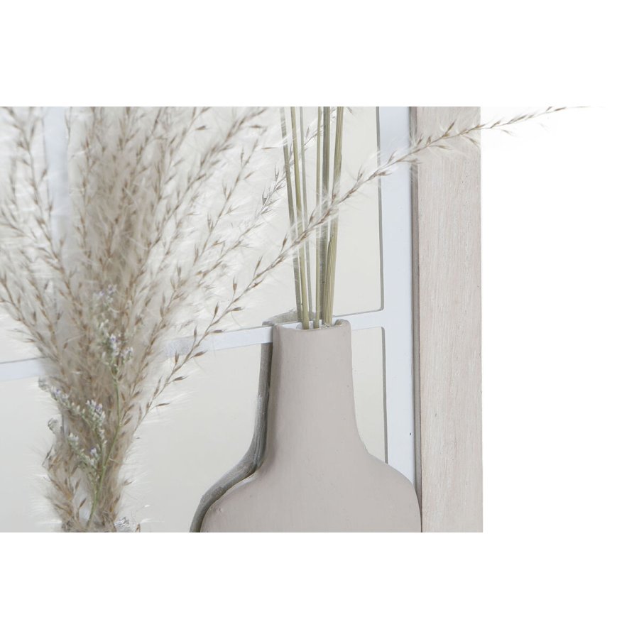 Vgspejl DKD Home Decor Beige Vase Cottage 35 x 10 x 50 cm #5