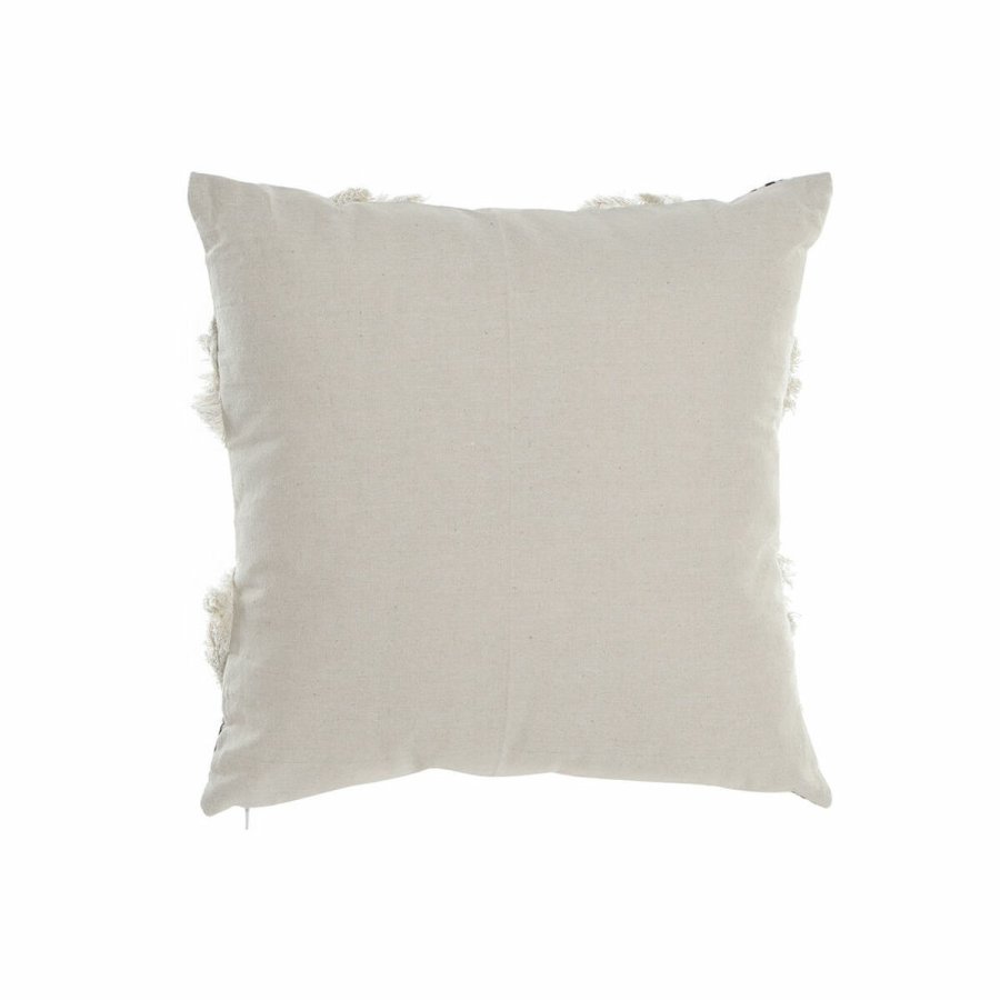 Pude DKD Home Decor 8424001833795 Hvid Sort Firkantet Kolonistil 45 x 10 x 45 cm #3