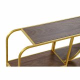 Vgspejl DKD Home Decor Brun Gylden 100 x 18 x 40 cm #5