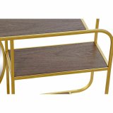 Vgspejl DKD Home Decor Brun Gylden 100 x 18 x 40 cm #9