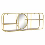 Vgspejl DKD Home Decor Brun Gylden 100 x 18 x 40 cm #13