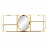 Vgspejl DKD Home Decor Brun Gylden 100 x 18 x 40 cm #1