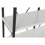Hylder DKD Home Decor Sort Metal Hvid 4 Hylder Tr MDF (110 x 30 x 150 cm) #2
