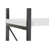 Hylder DKD Home Decor Sort Metal Hvid 4 Hylder Tr MDF (110 x 30 x 150 cm) #4