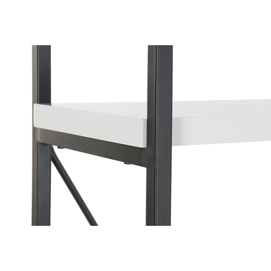Hylder DKD Home Decor Sort Metal Hvid 4 Hylder Tr MDF (110 x 30 x 150 cm) #4