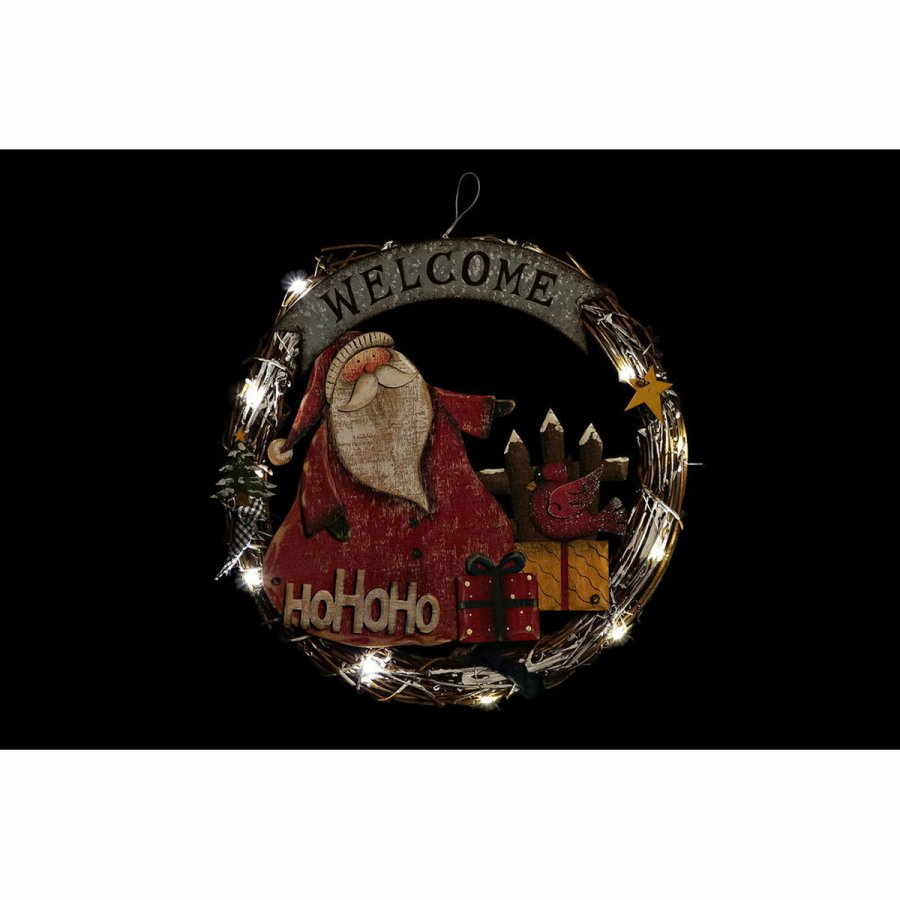 Julepynt DKD Home Decor Tr Tov Julemanden (2 pcs) (31 x 4 x 30 cm) #5
