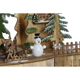 Julepynt DKD Home Decor Grn Natur Tr Huse 30 x 15 x 37 cm (3 enheder) #5
