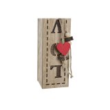 Lysdekoration DKD Home Decor Jul Natur (6,5 x 7,5 x 36 cm) (2 enheder) #4