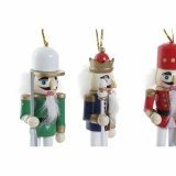Julepynt DKD Home Decor Tr Nddeknkker (3 x 3 x 10 cm) (4 enheder) #5