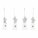 Julepynt DKD Home Decor Harpiks Krystal Engel (4 pcs) (5 x 5 x 10.5 cm) #1