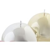 Stearinlys DKD Home Decor Jul (9 x 9 x 9 cm) (3 enheder) #5