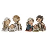 Betlehem dekoration DKD Home Decor Harpiks Multifarvet (16 x 9 x 12 cm) (2 enheder) #1