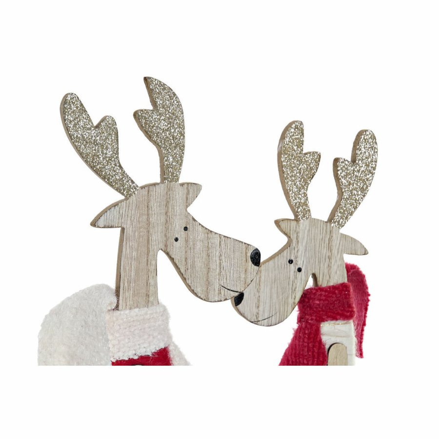Julepynt DKD Home Decor Polyester Tr (2 pcs) (9 x 6 x 39 cm) #5
