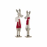 Julepynt DKD Home Decor Polyester Tr (2 pcs) (9 x 6 x 39 cm) #1