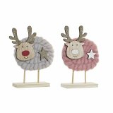 Julepynt DKD Home Decor Polyester Tr (2 pcs) (10 x 4 x 16 cm) #1