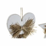 Julepynt DKD Home Decor Hjerte Tr Tov (12 x 3 x 12 cm) (3 pcs) #5
