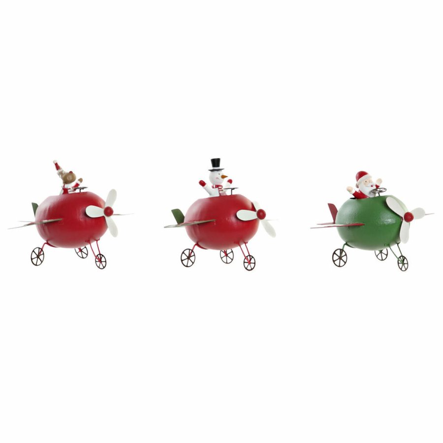 Julepynt DKD Home Decor Metal Rensdyr (19 x 14 x 13 cm) (3 pcs) #1