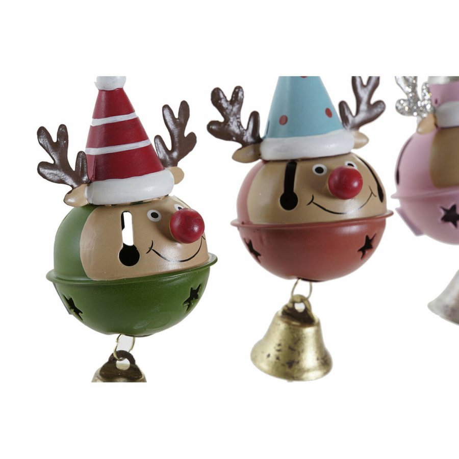 Julepynt DKD Home Decor Metal Rensdyr (3 pcs) (6.5 x 6 x 11 cm) #5