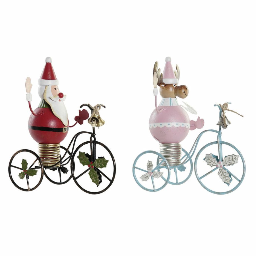 Julepynt DKD Home Decor Metal (2 pcs) (15 x 9 x 19 cm) #1