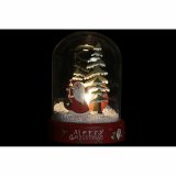 Julepynt DKD Home Decor Harpiks Krystal Julemanden (2 pcs) (9 x 9 x 11 cm) #5