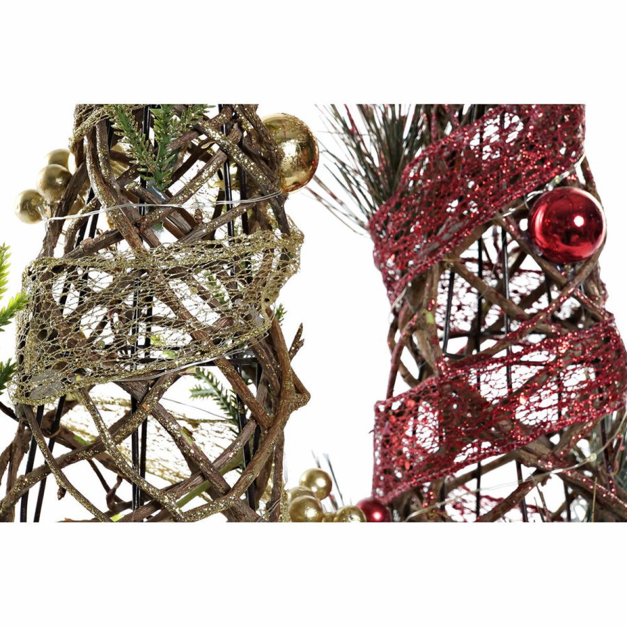 Juletr DKD Home Decor Spanskrr (2 pcs) (16 x 16 x 41 cm) #9