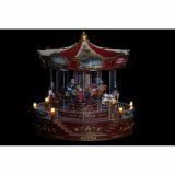 Julepynt DKD Home Decor LED Lys Bev�gelse Musical Multifarvet PVC Harpiks 30 x 30 x 30 cm #5