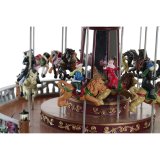 Julepynt DKD Home Decor LED Lys Bev�gelse Musical Multifarvet PVC Harpiks 30 x 30 x 30 cm #2