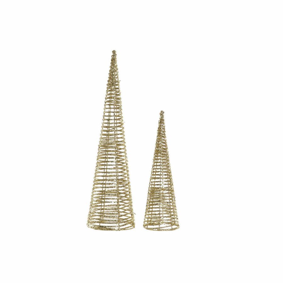 Julepynt DKD Home Decor Spanskrr (2 pcs) (12 x 12 x 40 cm) (16 x 16 x 60 cm) #1