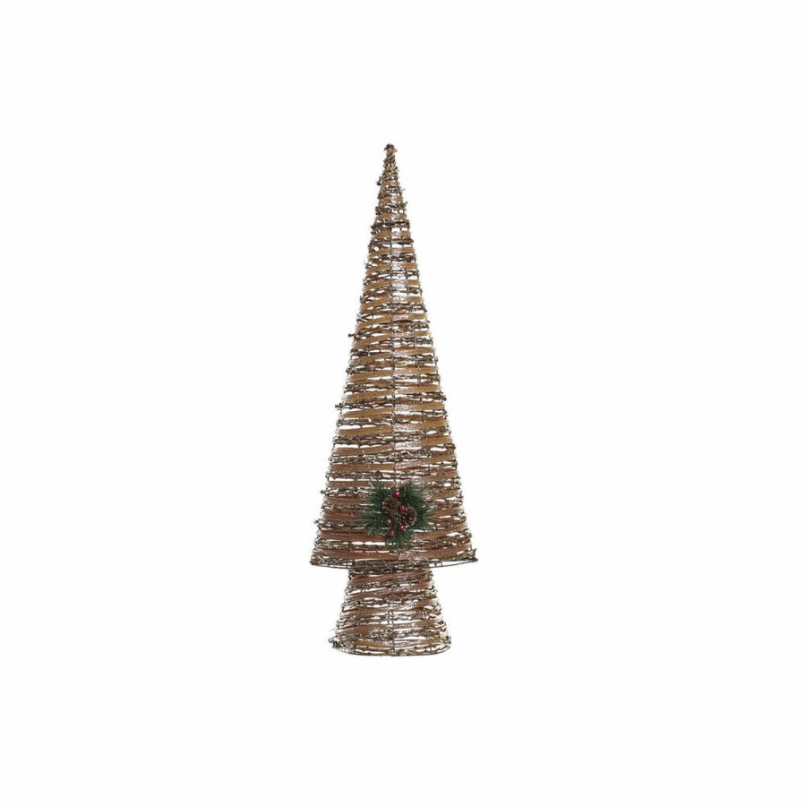 Juletr DKD Home Decor Multifarvet Kobber Natur Plastik 32 x 18 x 100 cm (3 enheder) #1