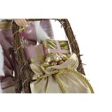 Julepynt DKD Home Decor Multifarvet Pink Gylden Tr Metal Julemanden 30 x 40 cm 42 x 25 x 48 cm #2