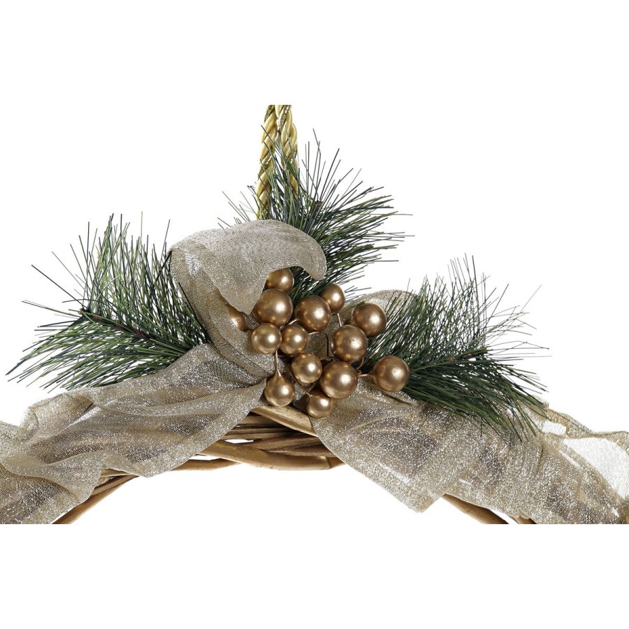 Adventskrans DKD Home Decor Polyester (30 x 5 x 30 cm) #5